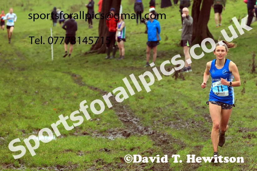 Womens Senior and Womens Masters 2023 NECAA Cross Country Relays, Thornley Hall Farm, Peterlee, County Durham. Photo: David T. Hewitson/Sports for All Pics